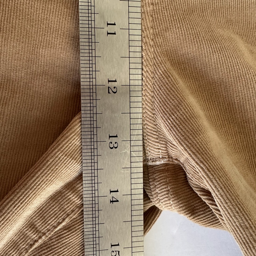 MOTHER Cafe Spice Corduroy Wide Leg Pants Womens Size 27 HW Tunnel Vision Sneak - Picture 12 of 13